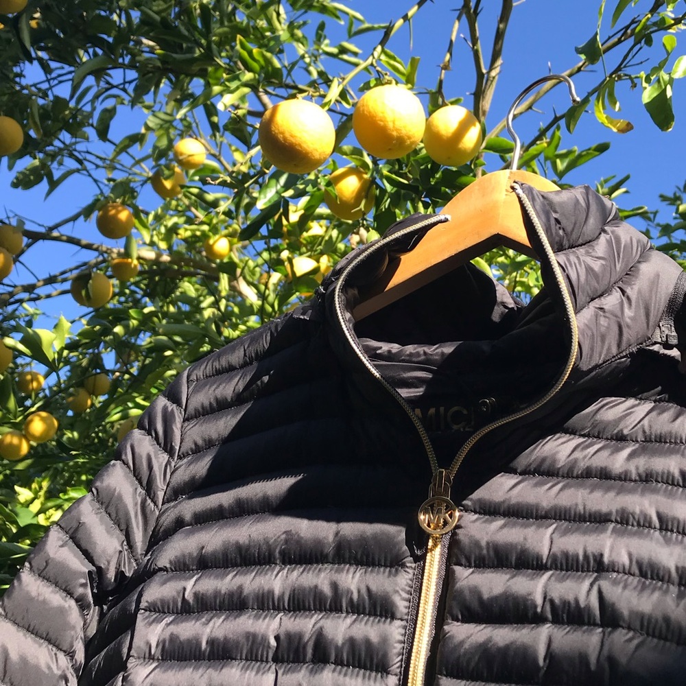 Michael kors packable down coat